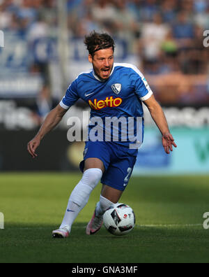 Bochum, Allemagne. Août 26, 2016. Stefano afi-Partner SA de Bochum en action pendant l'Bundeliga secondes match de foot entre Bochum et Hannover 96 dans la rewirpowerSTADION à Bochum, Allemagne, 26 août 2016. Photo : Ina Fassbender/dpa/Alamy Live News Banque D'Images