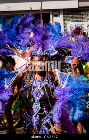 Londres, Royaume-Uni. Août 29, 2016. Anniversaire à l'occasion du carnaval de Notting Hill à Londres, le 29 août 2016. © Tom Arne Hanslien/ Banque D'Images