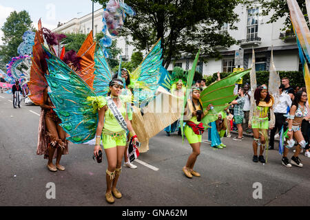 Londres, Royaume-Uni. Août 29, 2016. Anniversaire à l'occasion du carnaval de Notting Hill à Londres, le 29 août 2016. © Tom Arne Hanslien/ Banque D'Images