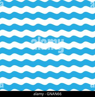Vague de fond transparent bleu Illustration de Vecteur