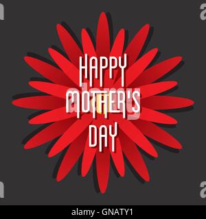 Happy mothers day greeting design Illustration de Vecteur