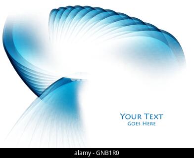 Vector background, lignes ondulées Illustration de Vecteur