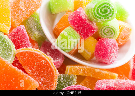 Mélange de bonbons de fruits Banque D'Images