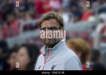 Le Liverpool FC JÜRGEN KLOPP Banque D'Images