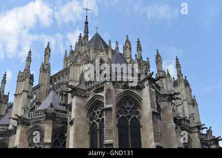 Cathédrale Notre-Dame d'Amiens, UNESCO World Heritage Site, Amiens, Somme, Picardie, France Banque D'Images