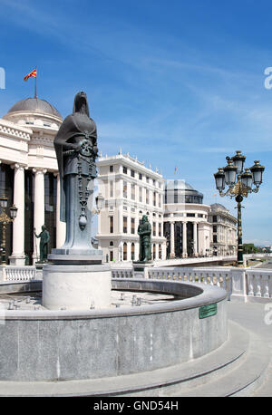 Statue de Mère Teresa, Skopje, Macédoine Banque D'Images