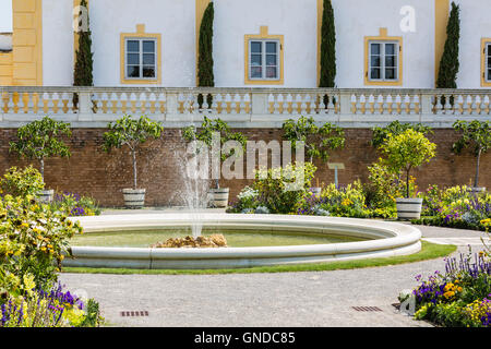 Avec orangerie serre adjacente à Schloss hof en Basse Autriche Banque D'Images