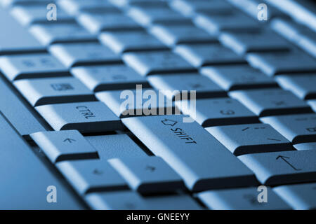 Résumé fond clavier noir Banque D'Images