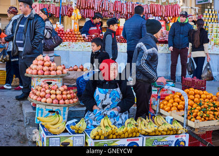 L'Ouzbékistan, Samarkand, UNESCO World Heritage, bazar Siab Banque D'Images