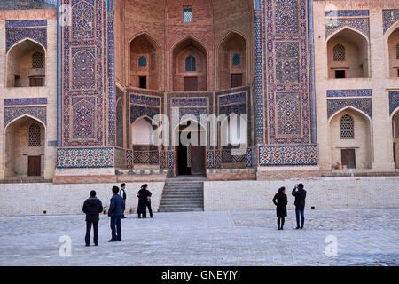 L'Ouzbékistan, Boukhara, Unesco world heritage, Madrasah Mir Arabe I Banque D'Images