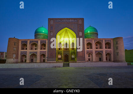 L'Ouzbékistan, Boukhara, Unesco world heritage, Madrasah Mir Arabe I Banque D'Images