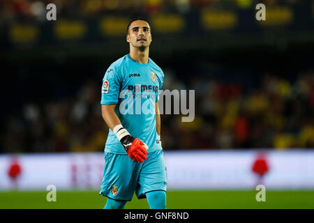 Sergio Asenjo Villarreal), le 28 août 2016 - Football/soccer : Espagnol Primera Division 'Liga Santander' match entre Villarreal CF 0-0 FC Séville à Madrigal Stadium à Villarreal, Espagne. Credit : D.Nakashima/AFLO/Alamy Live News Banque D'Images