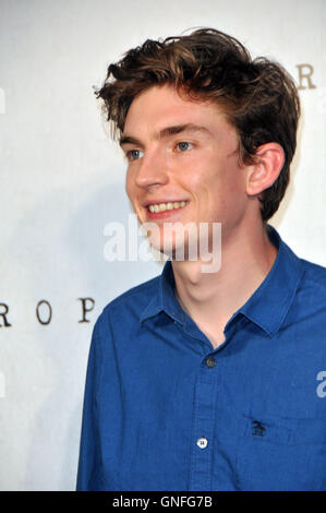 Londres, Royaume-Uni, 30 août 2016, Bill Milner assiste à la première du film 'à' Anthropoïde BFI South Bank. Credit : JOHNNY ARMSTEAD/Alamy Live News Banque D'Images