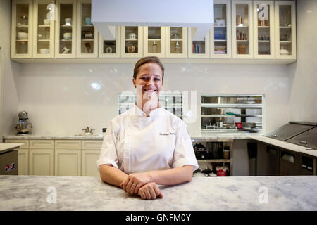 En Floride, aux États-Unis. Août 31, 2016. Lindsay Chef Autry à la cuisine régionale & Public House à West Palm Beach Mercredi, 31 août, 2016. © Bruce R. Bennett/Le Palm Beach Post/ZUMA/Alamy Fil Live News Banque D'Images