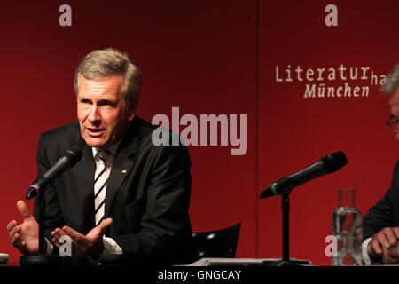 Christian Wulff à un lancement de livre à Munich, 2014 Banque D'Images