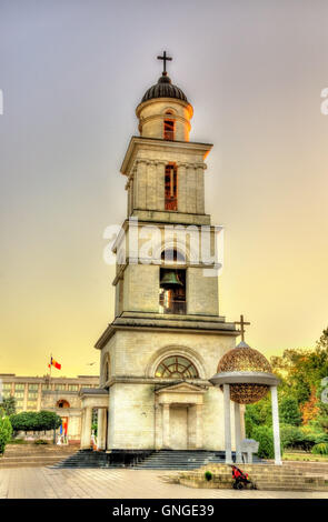 Clocher de la cathédrale de la Nativité à Chisinau - Moldova Banque D'Images