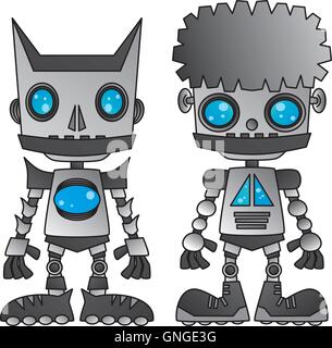 robot Illustration de Vecteur