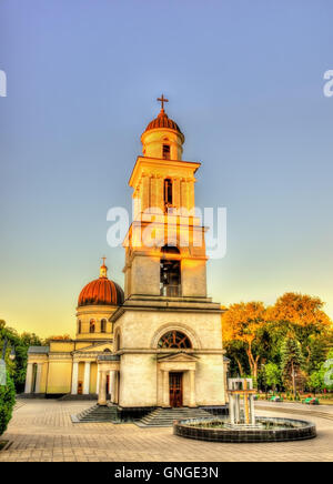 Clocher de la cathédrale de la Nativité à Chisinau - Moldova Banque D'Images