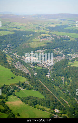 Hebden Bridge West Yorkshire, dans la vallée de Calder, Pennines, le nord de l'Angleterre, Royaume-Uni Banque D'Images