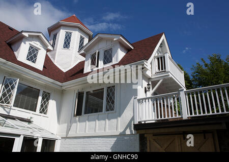 La maison du docteur Inn and Spa at Green's Harbour, à Terre-Neuve et Labrador, Canada. L'auberge est sur un domaine de 100 acres. Banque D'Images