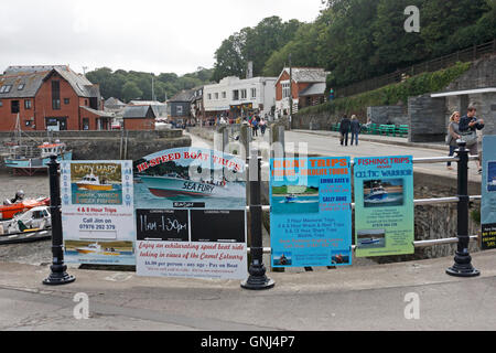 Voyage de pêche des affiches à Padstow Harbour, Cornwall Banque D'Images