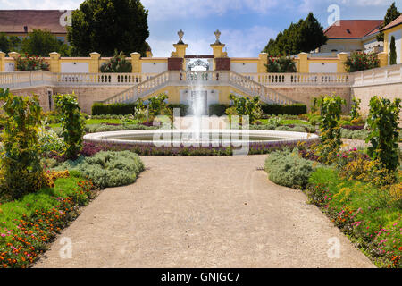 Avec orangerie serre adjacente au château Schloss hof, Basse Autriche Banque D'Images