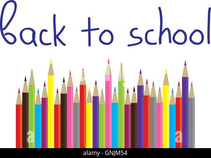 Crayons Illustration de Vecteur