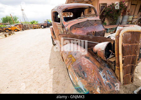 Chlorure de voiture rouillée Arizona Banque D'Images