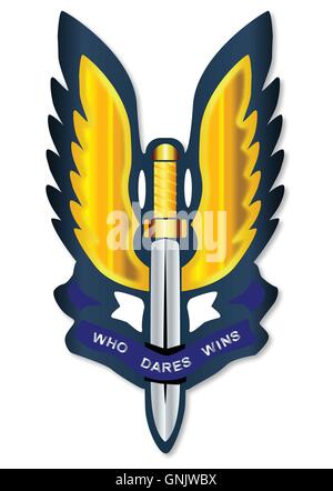 Badge Special Air Service Illustration de Vecteur