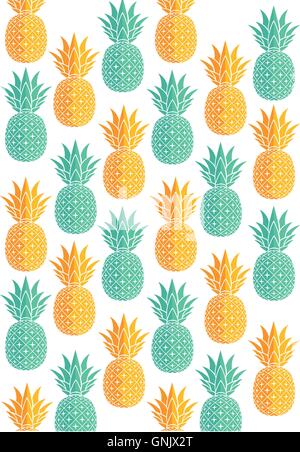 Motif ananas Illustration de Vecteur