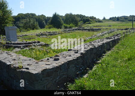 Ruines d'une ville romaine Banque D'Images