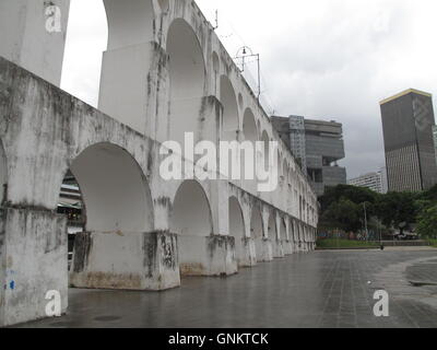 Lapa arches Rio de Janeiro Brésil aqueduc Banque D'Images