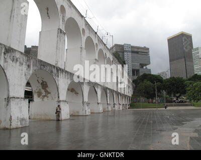 Lapa arches Rio de Janeiro Brésil aqueduc Banque D'Images