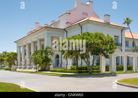 Flagler Museum, l'ancien hôtel particulier de Palm Beach de Standard Oil magnate Henry Morrison Flagler. (USA) Banque D'Images