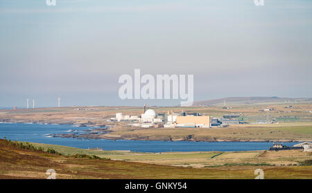 Centrale nucléaire de Dounreay, sur la côte nord de l'Ecosse à Caithness, Royaume-Uni Banque D'Images