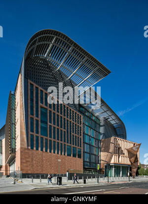 Francis Crick Institute de Midland Road, St Pancras, Londres conçu par les architectes HOK avec PLP Architecture. Banque D'Images