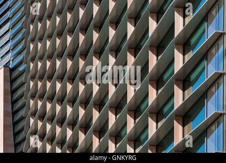 Francis Crick Institute de Midland Road, St Pancras, Londres conçu par les architectes HOK avec PLP Architecture. Banque D'Images