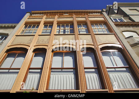 L'Hôtel van Eetvelde, immeuble art déco, avenue Palmerston, Bruxelles, Belgique Banque D'Images