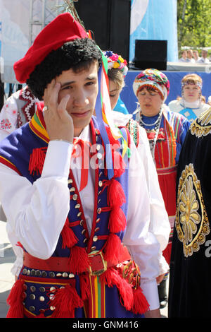 Festival des cultures nationales de Friendship Bridge Banque D'Images