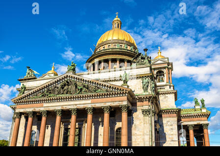 Cathédrale Saint Isaac de Saint Pétersbourg - Russie Banque D'Images
