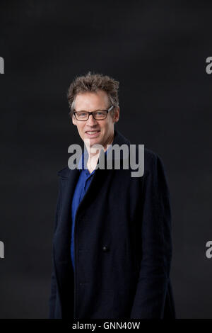 Alexander, l'auteur, scénariste et travailleur avec les sans-abri, à l'Edinburgh International Book Festival. Edimbourg, Ecosse. 13 août 2016 Banque D'Images