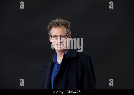 Alexander, l'auteur, scénariste et travailleur avec les sans-abri, à l'Edinburgh International Book Festival. Edimbourg, Ecosse. 13 août 2016 Banque D'Images