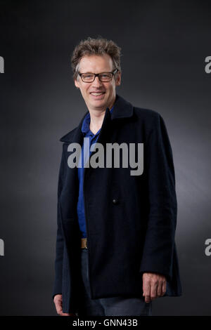 Alexander, l'auteur, scénariste et travailleur avec les sans-abri, à l'Edinburgh International Book Festival. Edimbourg, Ecosse. 13 août 2016 Banque D'Images