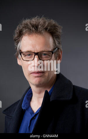 Alexander, l'auteur, scénariste et travailleur avec les sans-abri, à l'Edinburgh International Book Festival. Edimbourg, Ecosse. 13 août 2016 Banque D'Images