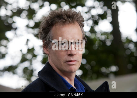 Alexander, l'auteur, scénariste et travailleur avec les sans-abri, à l'Edinburgh International Book Festival. Edimbourg, Ecosse. 13 août 2016 Banque D'Images