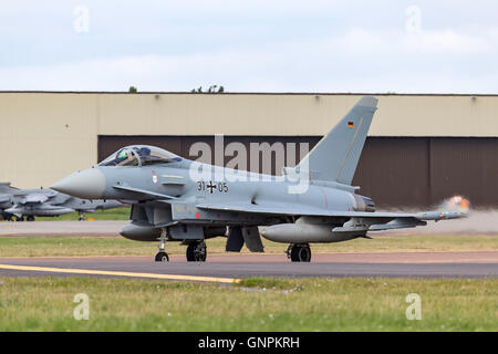 De l'air allemande (Luftwaffe) Eurofighter Typhoon Banque D'Images