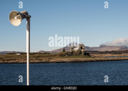 Gorten, Grande-Bretagne, recherchez Duart Castle, sur l'île de Mull en Ecosse Banque D'Images