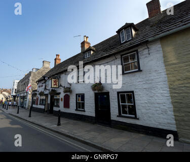 Le Red Lion Pub dans High Street, Swanage, Dorset, UK Banque D'Images