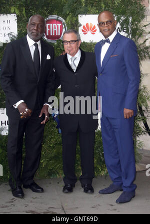 12 juin 2016 - Richard Roundtree , Tico Torres et Samuel L Jackson participant à l'un pour les garçons Fashion Ball 2016 au Victoria & Banque D'Images