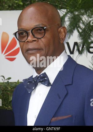 12 juin 2016 - Richard Roundtree , Tico Torres et Samuel L Jackson participant à l'un pour les garçons Fashion Ball 2016 au Victoria & Banque D'Images